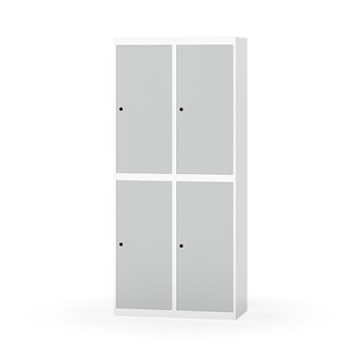 Garderobeskap Novis flatt tak 2:2 B80