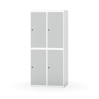 Garderobeskap Novis flatt tak 2:2 B80