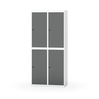 Garderobeskap Novis flatt tak 2:2 B80