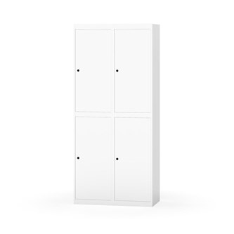 Garderobeskap Novis flatt tak 2:2 B80