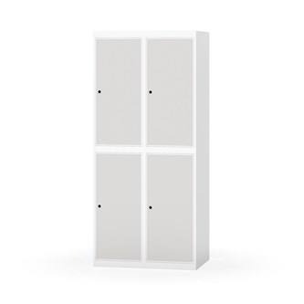 Garderobeskap Novis flatt tak 2:2 B80