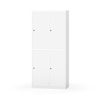 Garderobeskap Novis flatt tak 2:2 B80