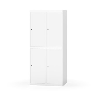 Garderobeskap Novis flatt tak 2:2 B80