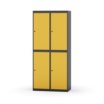 Garderobeskap Novis flatt tak 2:2 B80