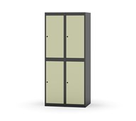 Garderobeskap Novis flatt tak 2:2 B80