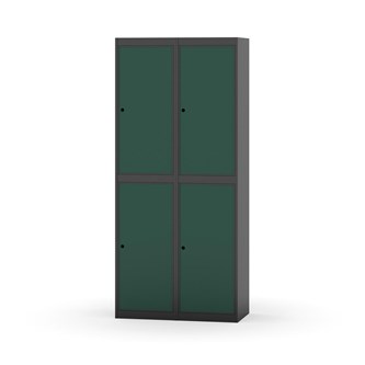 Garderobeskap Novis flatt tak 2:2 B80