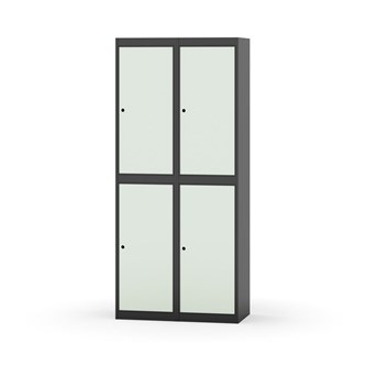 Garderobeskap Novis flatt tak 2:2 B80