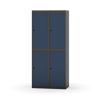 Garderobeskap Novis flatt tak 2:2 B80