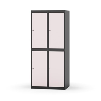 Garderobeskap Novis flatt tak 2:2 B80