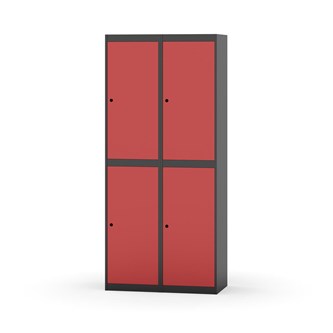 Garderobeskap Novis flatt tak 2:2 B80