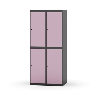 Garderobeskap Novis flatt tak 2:2 B80