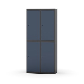 Garderobeskap Novis flatt tak 2:2 B80