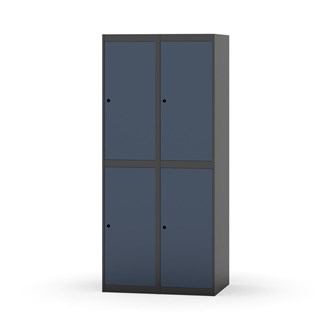 Garderobeskap Novis flatt tak 2:2 B80
