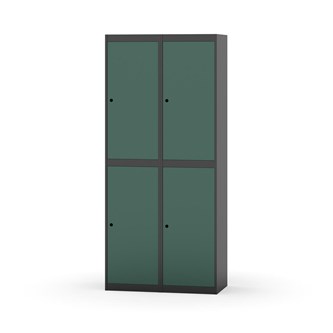 Garderobeskap Novis flatt tak 2:2 B80