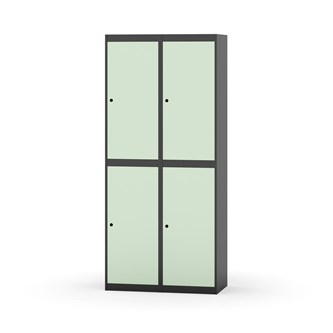 Garderobeskap Novis flatt tak 2:2 B80