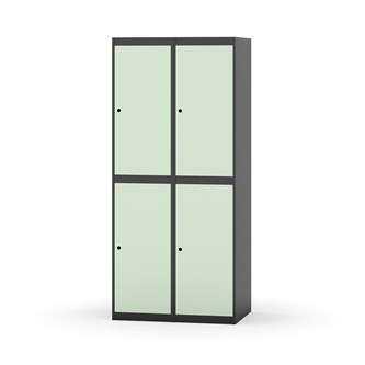Garderobeskap Novis flatt tak 2:2 B80