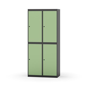 Garderobeskap Novis flatt tak 2:2 B80