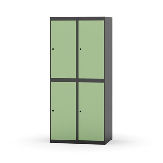 Garderobeskap Novis flatt tak 2:2 B80