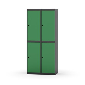 Garderobeskap Novis flatt tak 2:2 B80