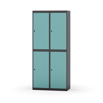 Garderobeskap Novis flatt tak 2:2 B80