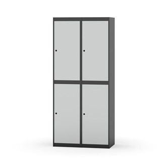 Garderobeskap Novis flatt tak 2:2 B80