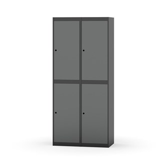 Garderobeskap Novis flatt tak 2:2 B80