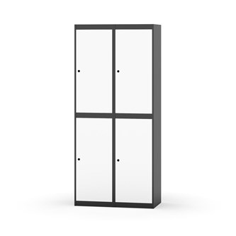 Garderobeskap Novis flatt tak 2:2 B80