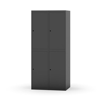 Garderobeskap Novis flatt tak 2:2 B80