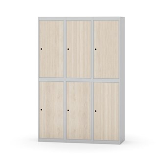 Garderobeskap Novis flatt tak 2:3 B120