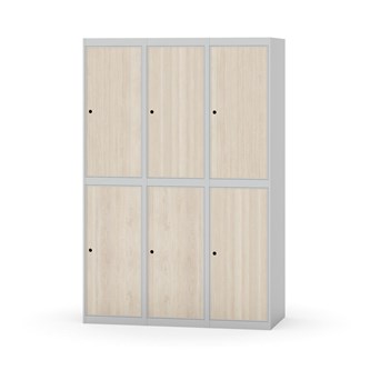 Garderobeskap Novis flatt tak 2:3 B120
