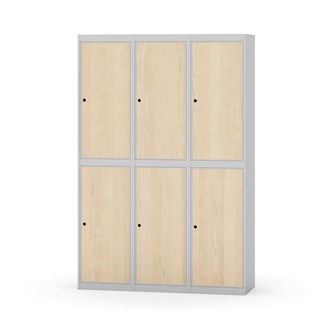 Garderobeskap Novis flatt tak 2:3 B120