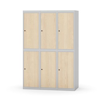 Garderobeskap Novis flatt tak 2:3 B120