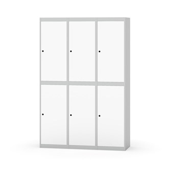 Garderobeskap Novis flatt tak 2:3 B120