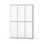Garderobeskap Novis flatt tak 2:3 B120