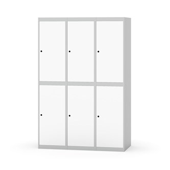 Garderobeskap Novis flatt tak 2:3 B120