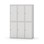 Garderobeskap Novis flatt tak 2:3 B120