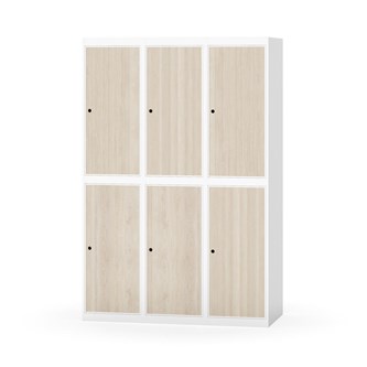 Garderobeskap Novis flatt tak 2:3 B120
