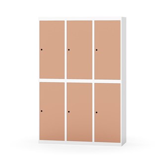 Garderobeskap Novis flatt tak 2:3 B120