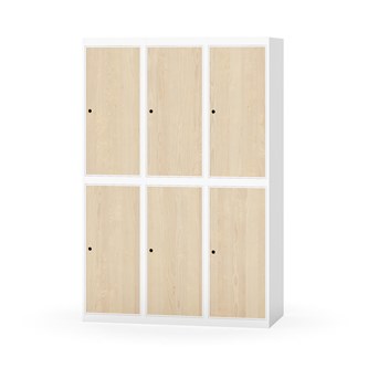 Garderobeskap Novis flatt tak 2:3 B120