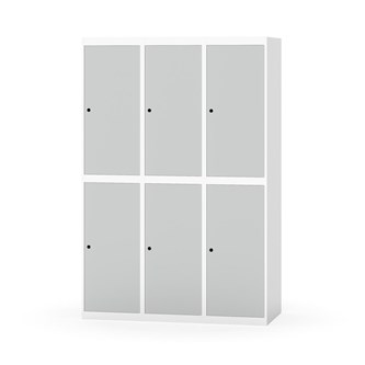 Garderobeskap Novis flatt tak 2:3 B120