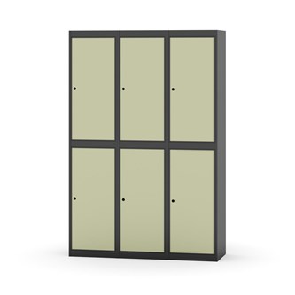 Garderobeskap Novis flatt tak 2:3 B120
