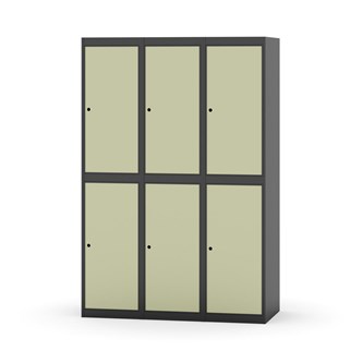 Garderobeskap Novis flatt tak 2:3 B120