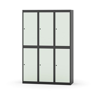 Garderobeskap Novis flatt tak 2:3 B120