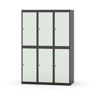Garderobeskap Novis flatt tak 2:3 B120