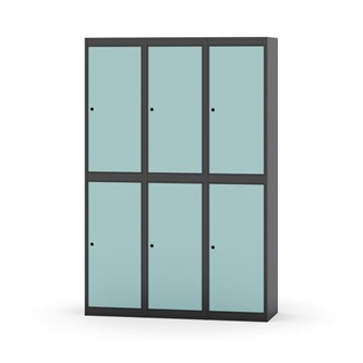 Garderobeskap Novis flatt tak 2:3 B120