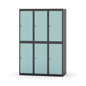 Garderobeskap Novis flatt tak 2:3 B120