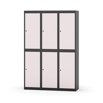 Garderobeskap Novis flatt tak 2:3 B120