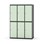 Garderobeskap Novis flatt tak 2:3 B120