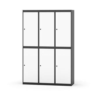 Garderobeskap Novis flatt tak 2:3 B120