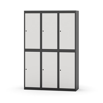 Garderobeskap Novis flatt tak 2:3 B120